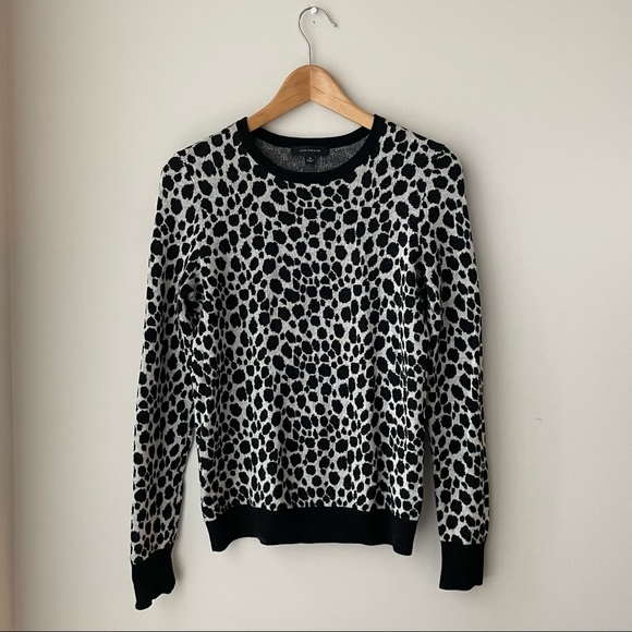 Ann Taylor Animal Print Sweater - Picture 2 of 4